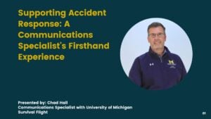 Supporting Accident Response: A Communications Specialist's Firsthand Experience